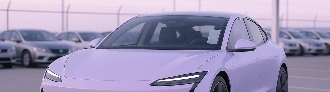 AI-powered vehicle on dealership lot