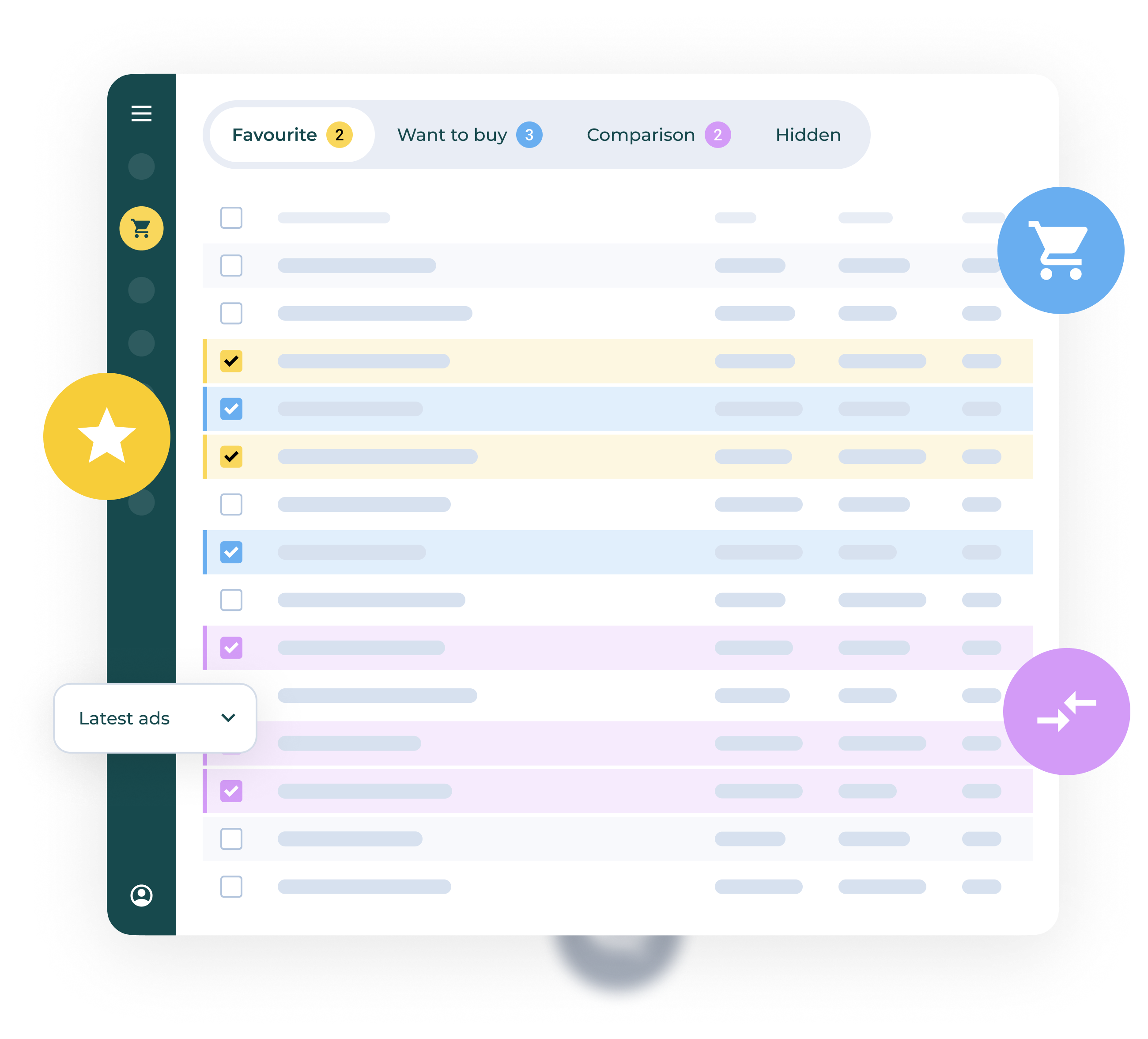 Omnetic sourcing interface