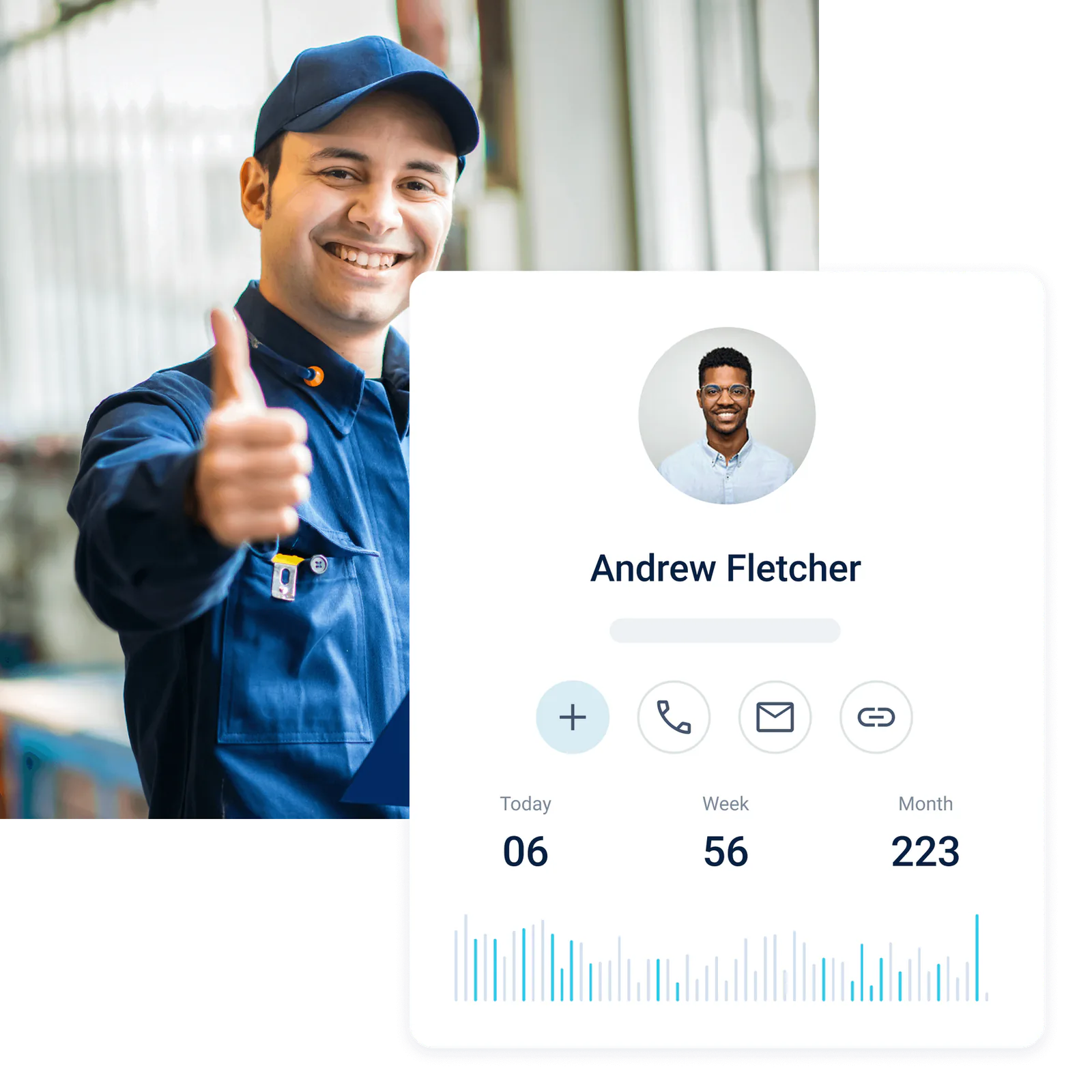 Mechanic performance tracking with statistics