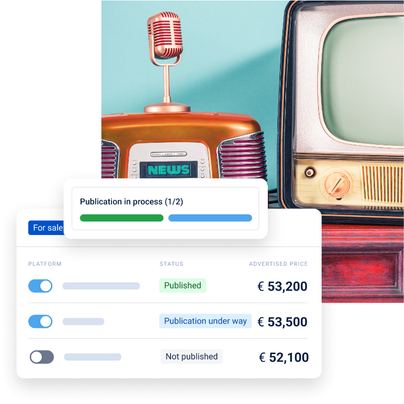 Vehicle advertising publication with pricing overview