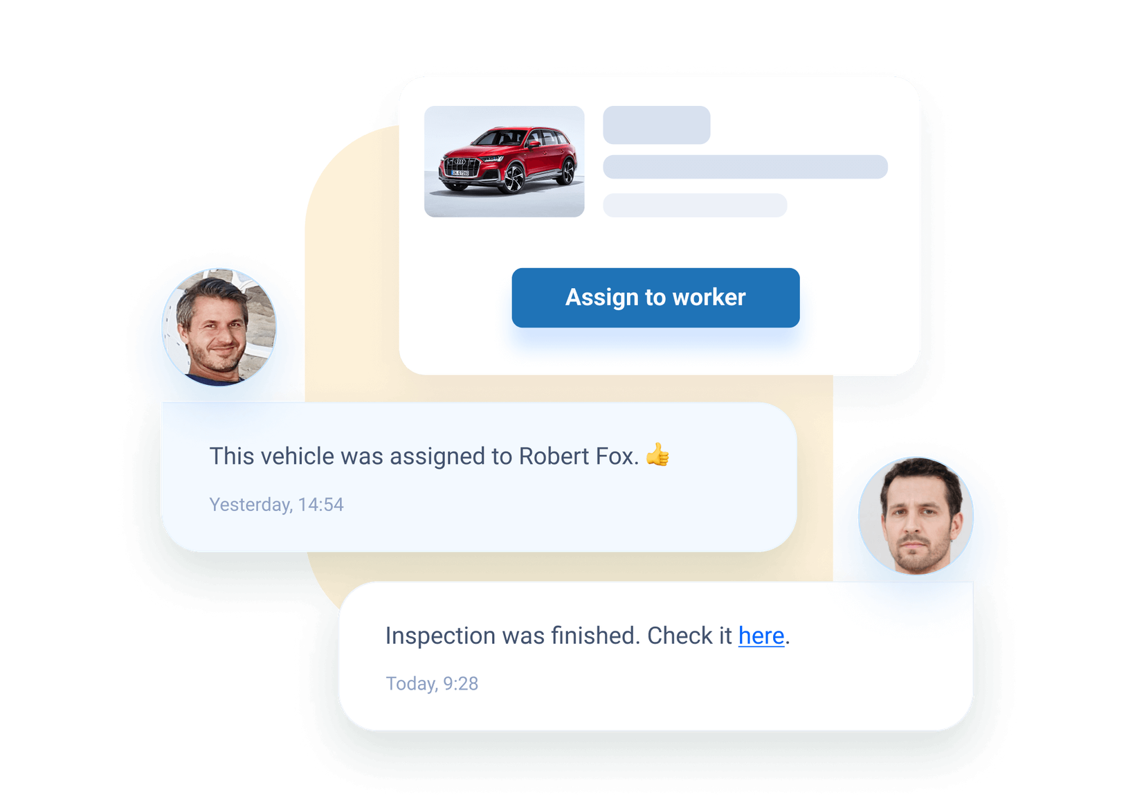 Team collaboration with task assignment and comments
