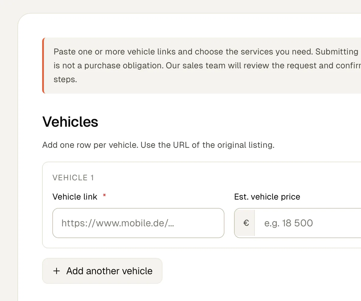 01. Paste the listing