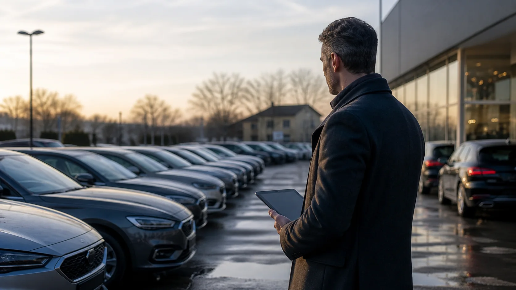 Used-car stock review with ageing and margin evidence