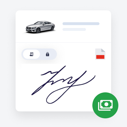 Digital signatures integrated in the system