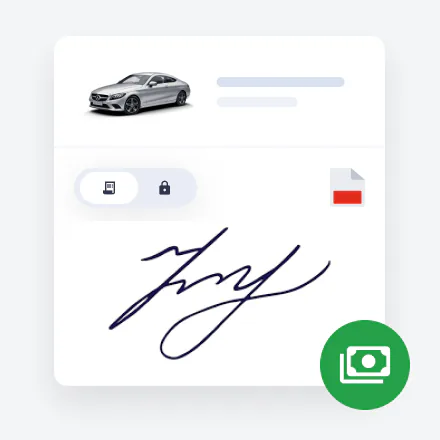 In das System integrierte digitale Signaturen