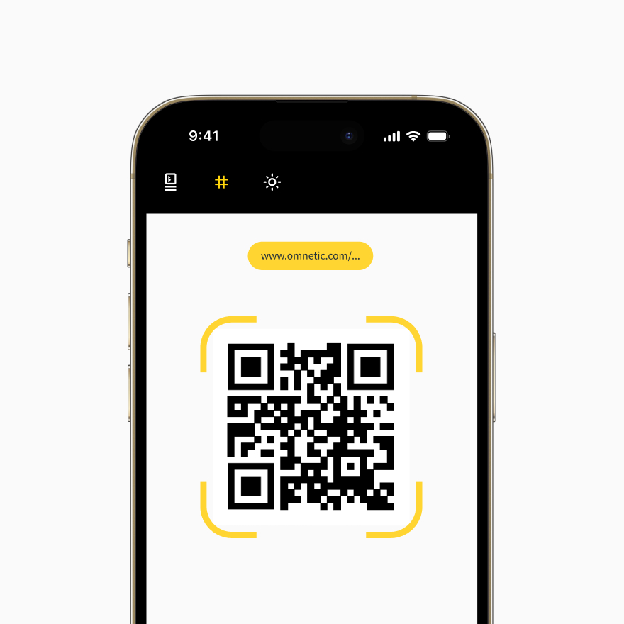 QR codes on windshield papers