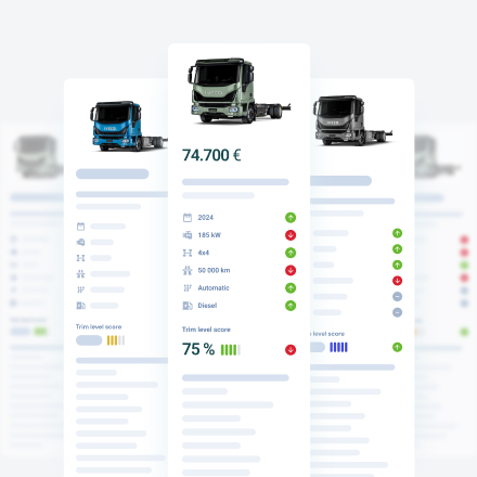 Support for trucks and commercial vehicles